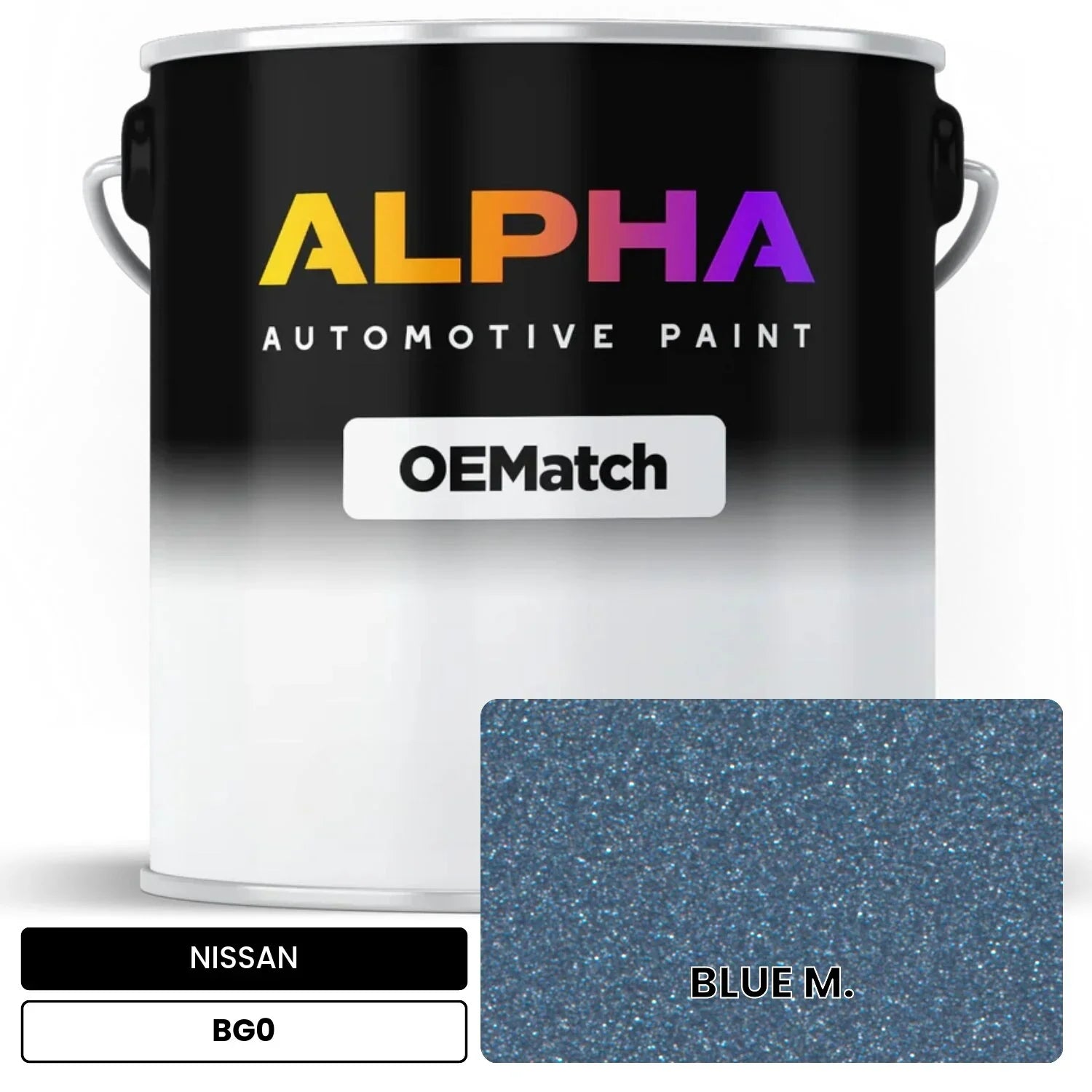 NISSAN BLUE M. BG0 OEMatch Basecoat