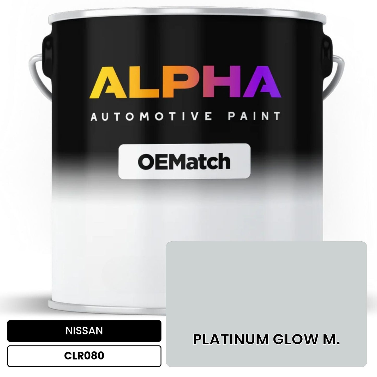 NISSAN PLATINUM GLOW M. CLR080 OEMatch Basecoat