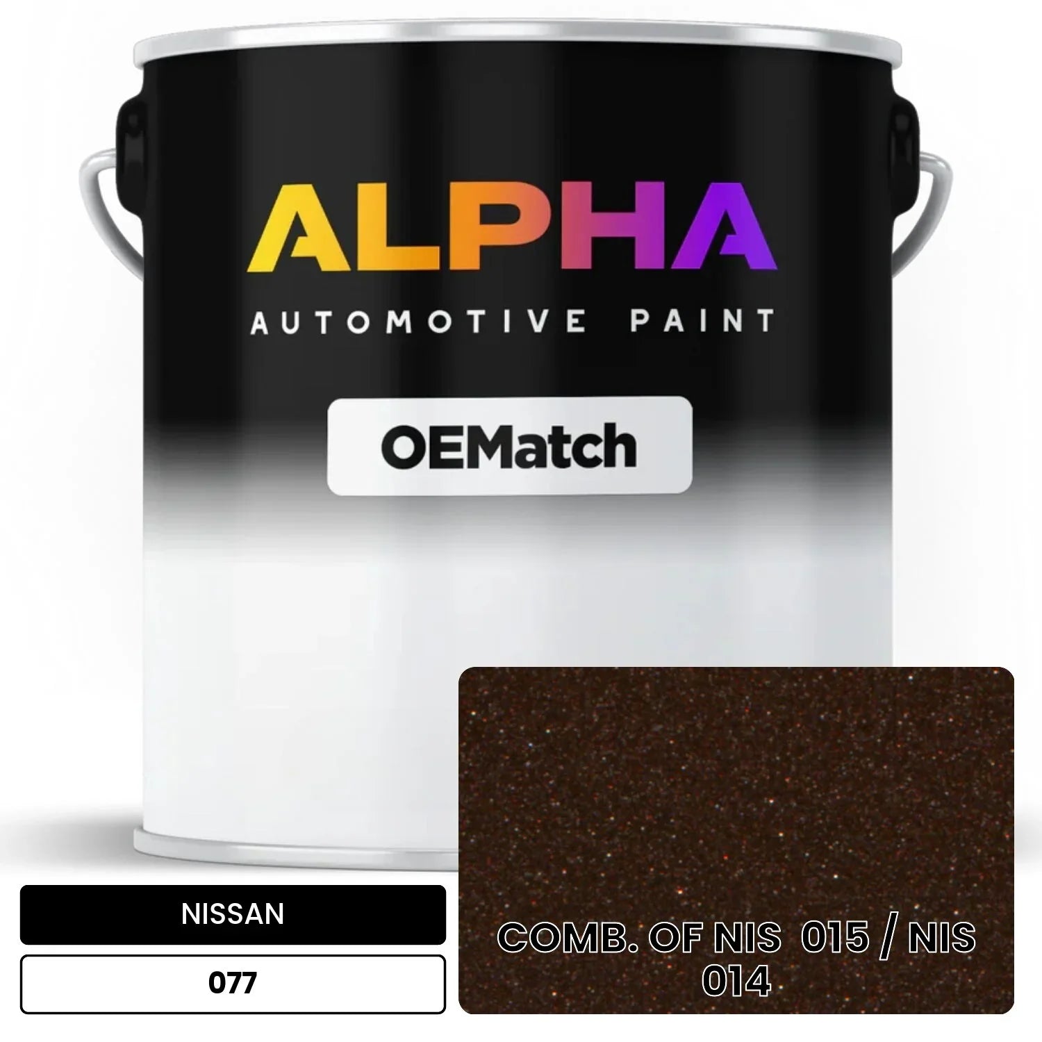 NISSAN COMB. OF NIS  015 / NIS  014 077 OEMatch Basecoat