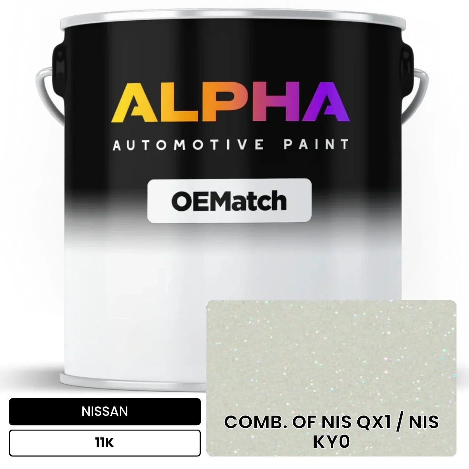 NISSAN COMB. OF NIS QX1 / NIS KY0 11K OEMatch Basecoat