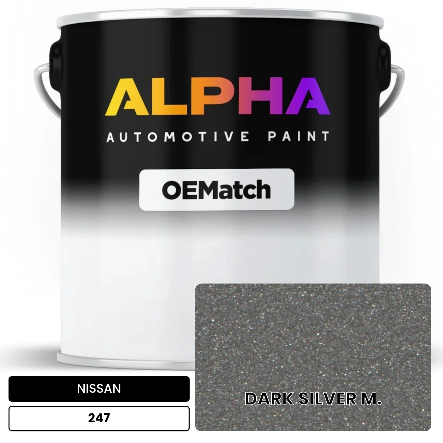 NISSAN DARK SILVER M. 247 OEMatch Basecoat