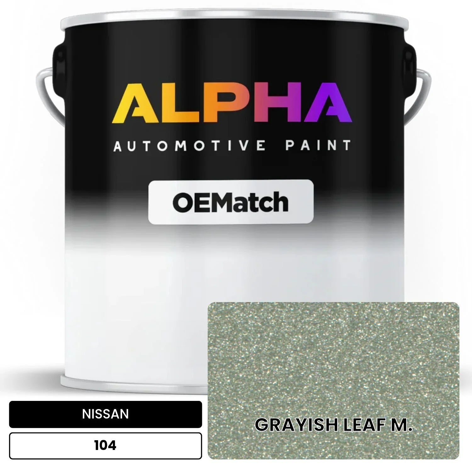 NISSAN GRAYISH LEAF M. 104 OEMatch Basecoat