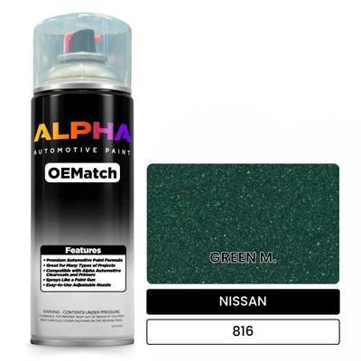 NISSAN GREEN M. 816 | OEMatch Automotive Spraycan