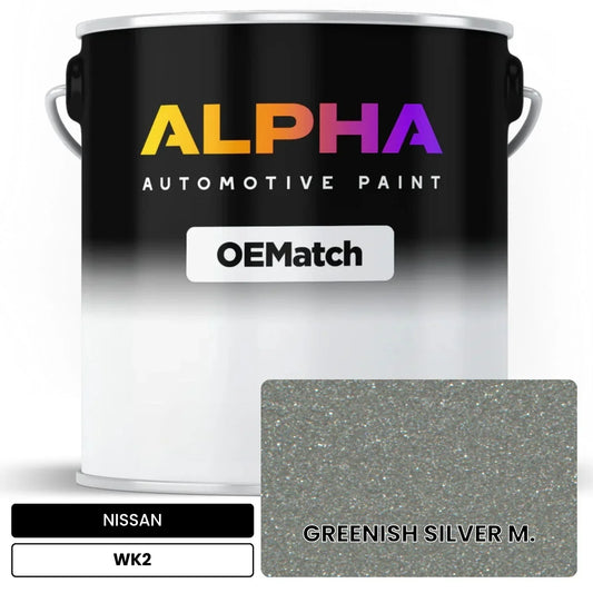 NISSAN GREENISH SILVER M. WK2 OEMatch Basecoat