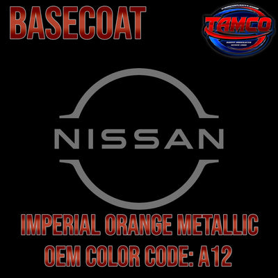 Nissan Imperial Orange Metallic | A12 | 2004-2006 | OEM Basecoat - The Spray Source - Tamco Paint Manufacturing