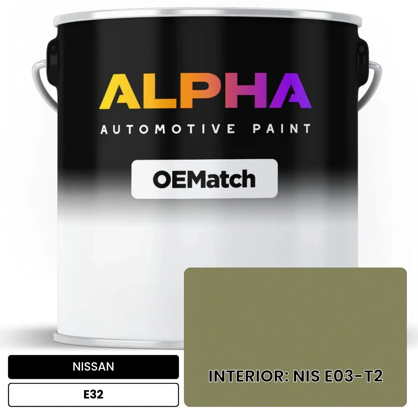 NISSAN INTERIOR: NIS E03-T2 E32 OEMatch Basecoat