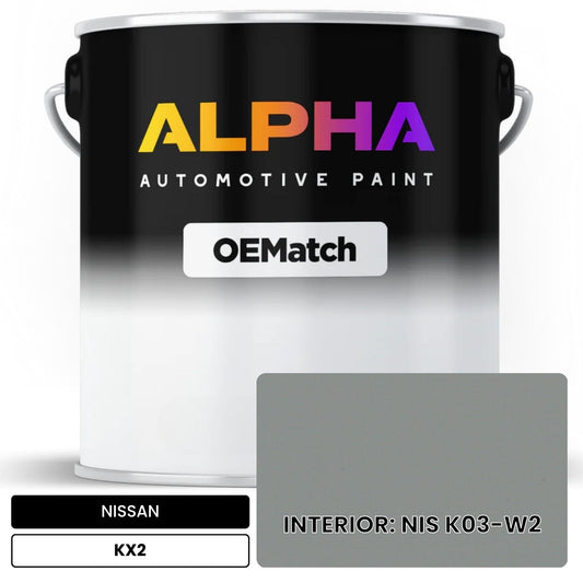 NISSAN INTERIOR: NIS K03-W2 KX2 OEMatch Basecoat