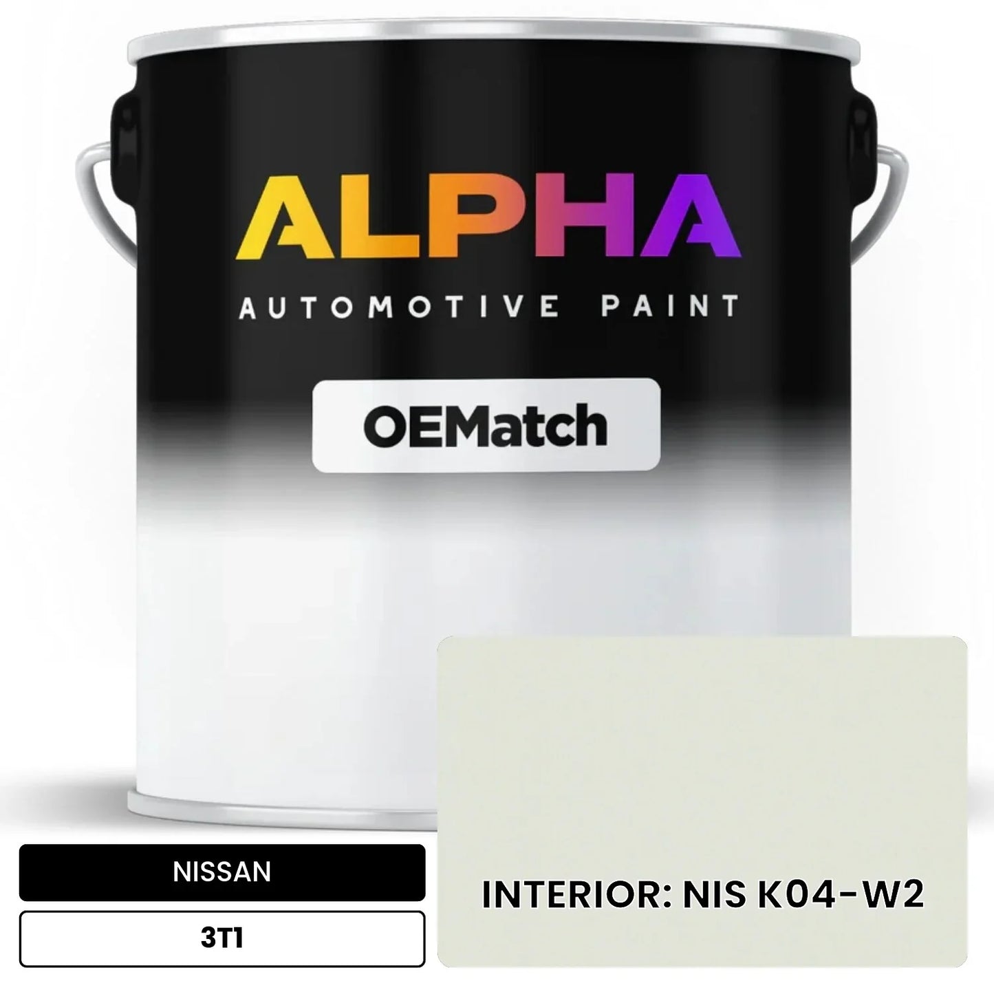 NISSAN INTERIOR: NIS K04-W2 3T1 OEMatch Basecoat