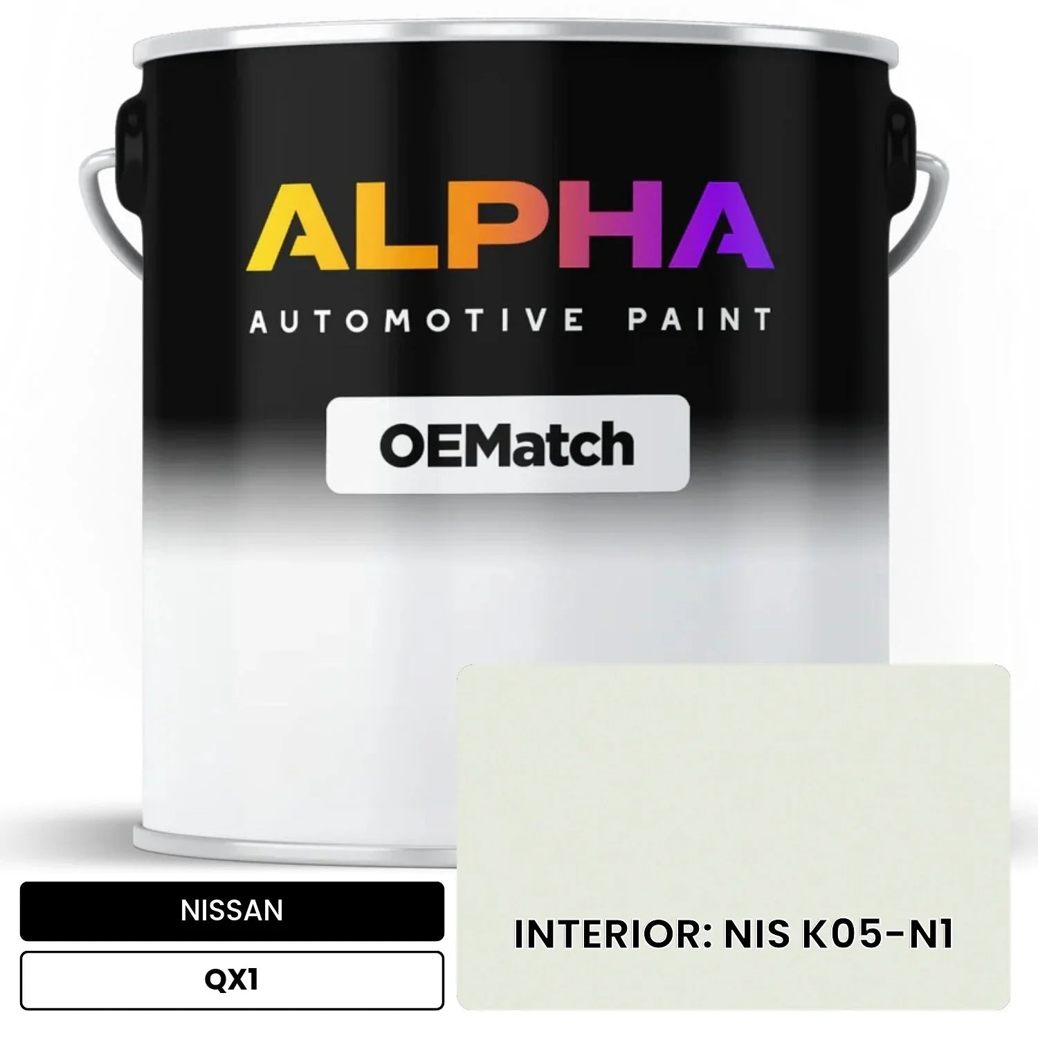 NISSAN INTERIOR: NIS K05-N1 QX1 OEMatch Basecoat