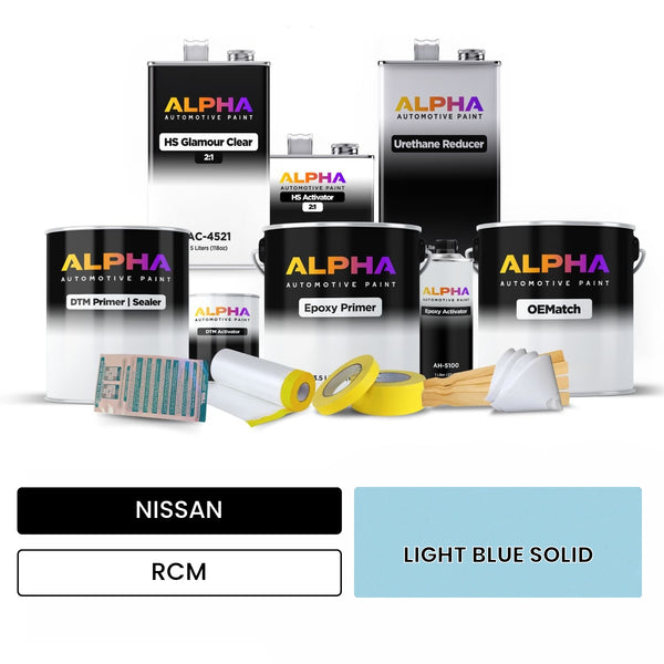 NISSAN LIGHT BLUE SOLID RCM | OEMatch Automotive Vehicle Paint Kit ...