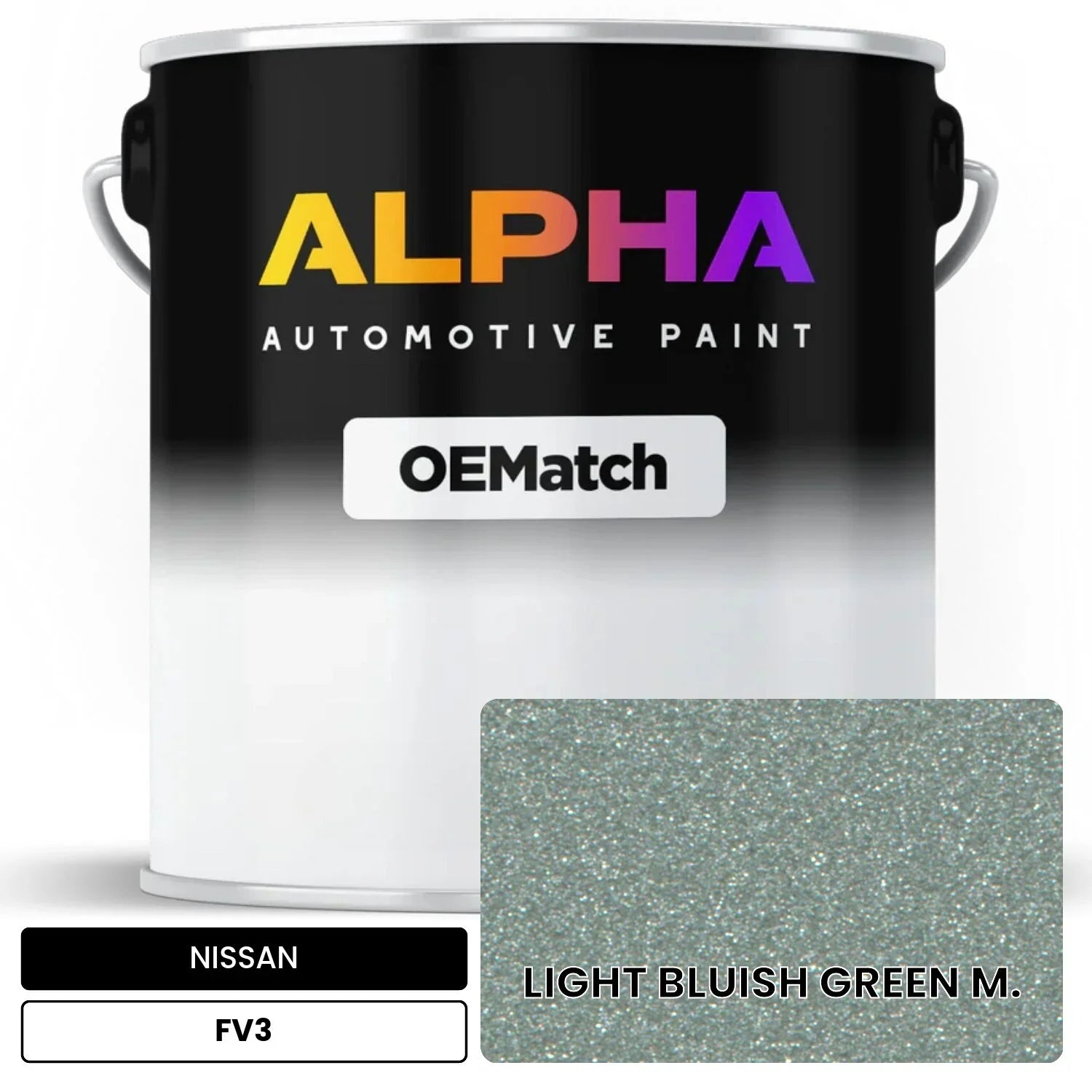 NISSAN LIGHT BLUISH GREEN M. FV3 OEMatch Basecoat