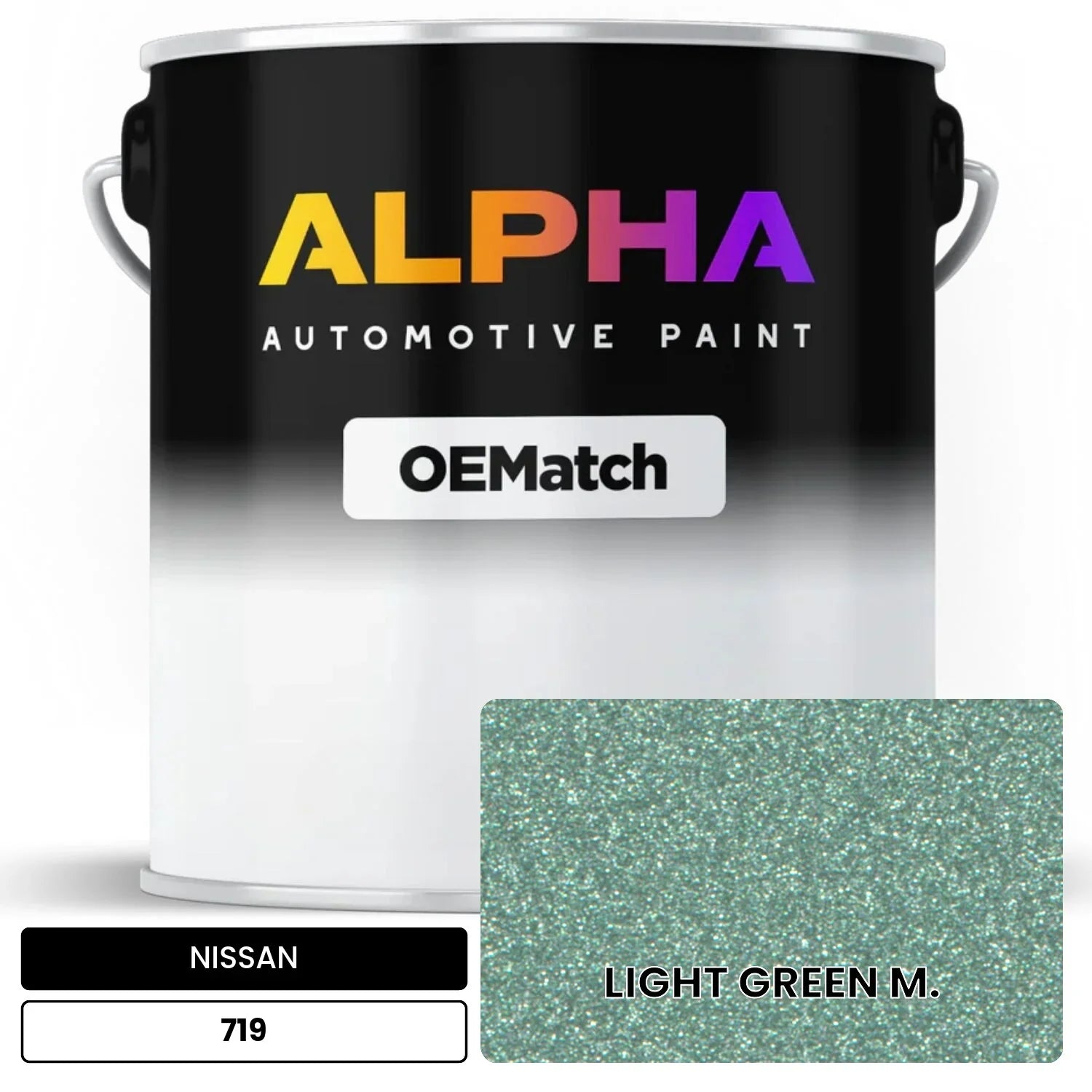 NISSAN LIGHT GREEN M. 719 OEMatch Basecoat