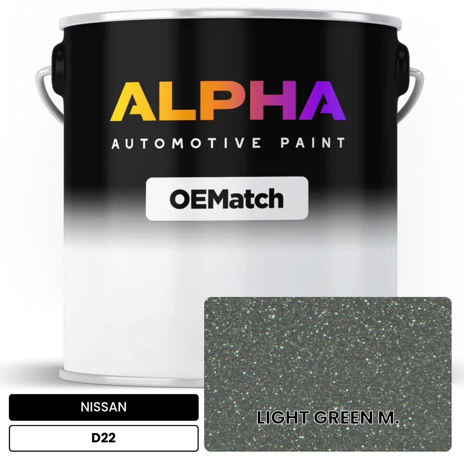 NISSAN LIGHT GREEN M. D22 OEMatch Basecoat