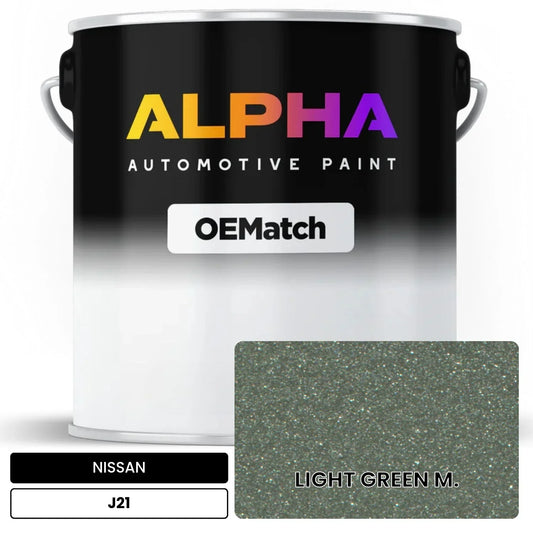 NISSAN LIGHT GREEN M. J21 OEMatch Basecoat