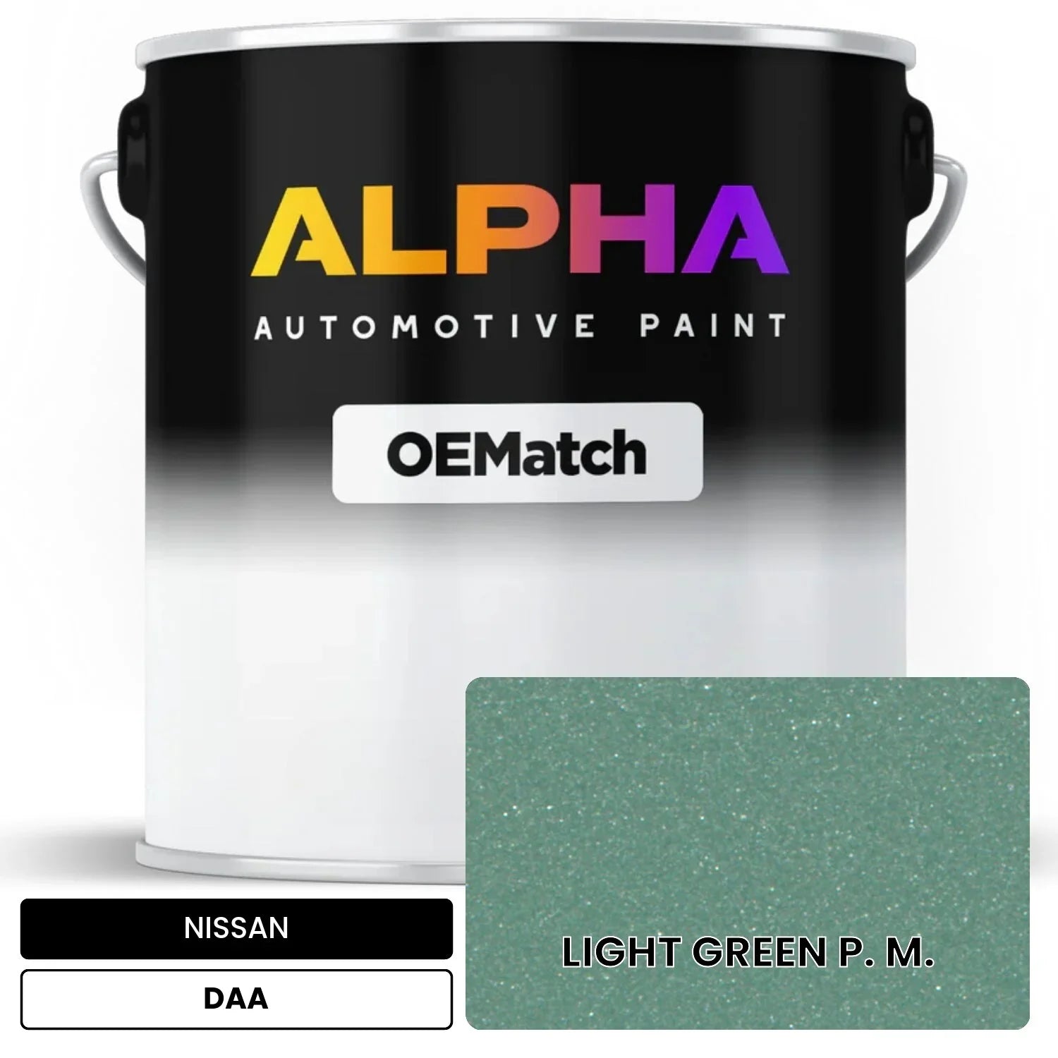 NISSAN LIGHT GREEN P. M. DAA OEMatch Basecoat