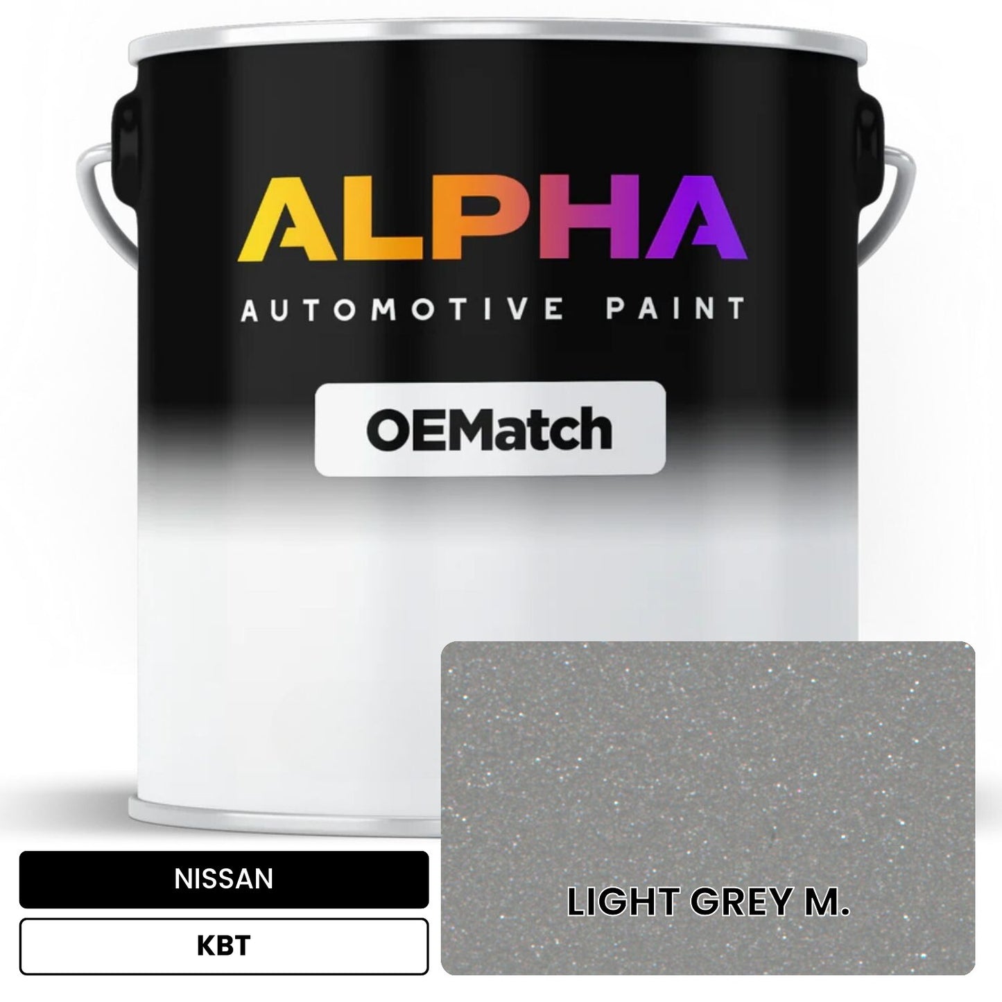 NISSAN LIGHT GREY M. KBT OEMatch Basecoat