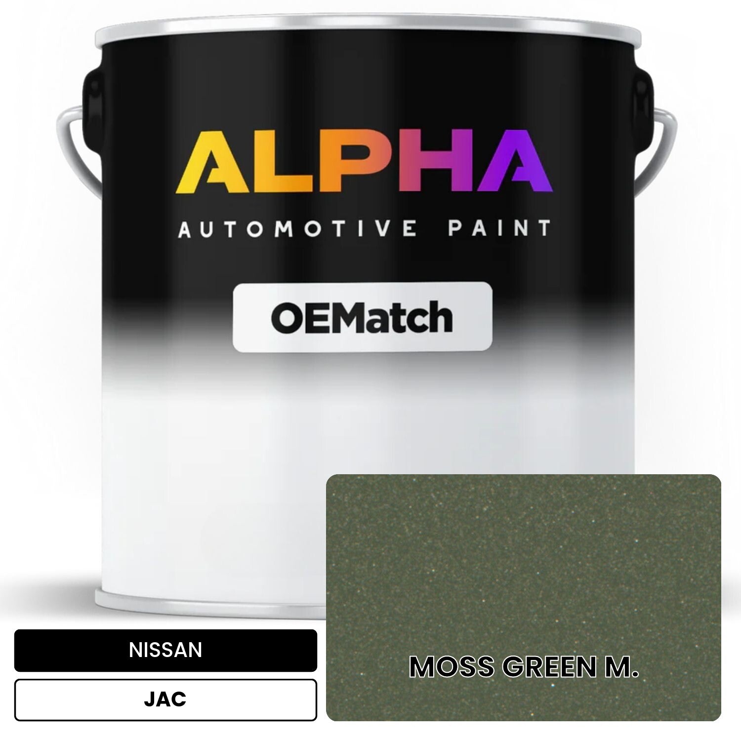 NISSAN MOSS GREEN M. JAC OEMatch Basecoat