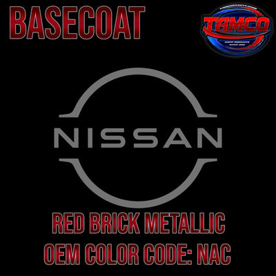 Nissan Red Brick Metallic | NAC | 2009-2015 | OEM Basecoat - The Spray Source - Tamco Paint Manufacturing