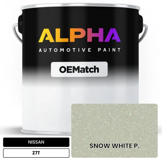 NISSAN SNOW WHITE P. Z7T OEMatch Basecoat