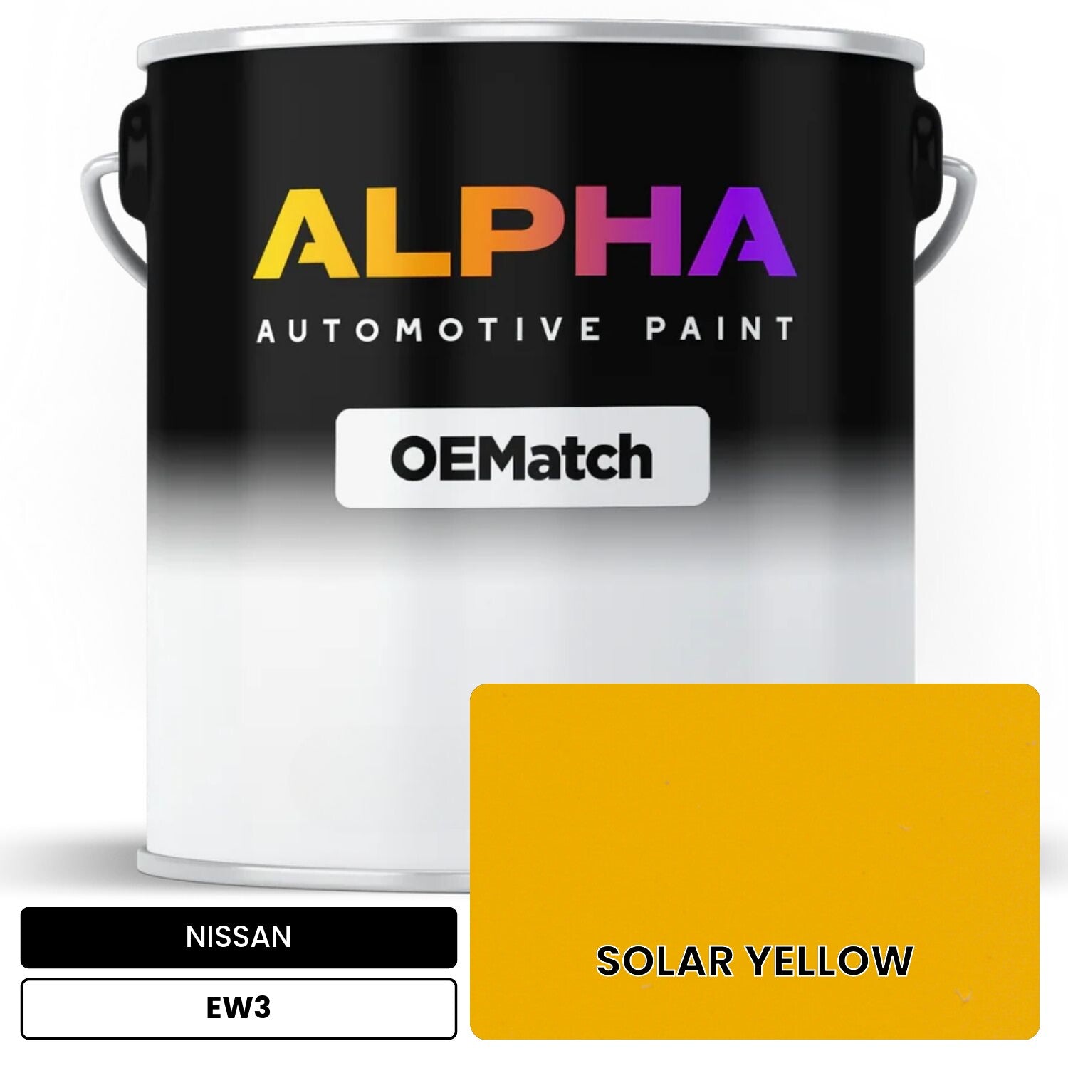 NISSAN SOLAR YELLOW EW3 OEMatch Basecoat
