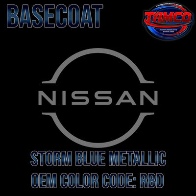 Nissan Storm Blue Metallic | RBD | 2015-2022 | OEM Basecoat - The Spray Source - Tamco Paint Manufacturing