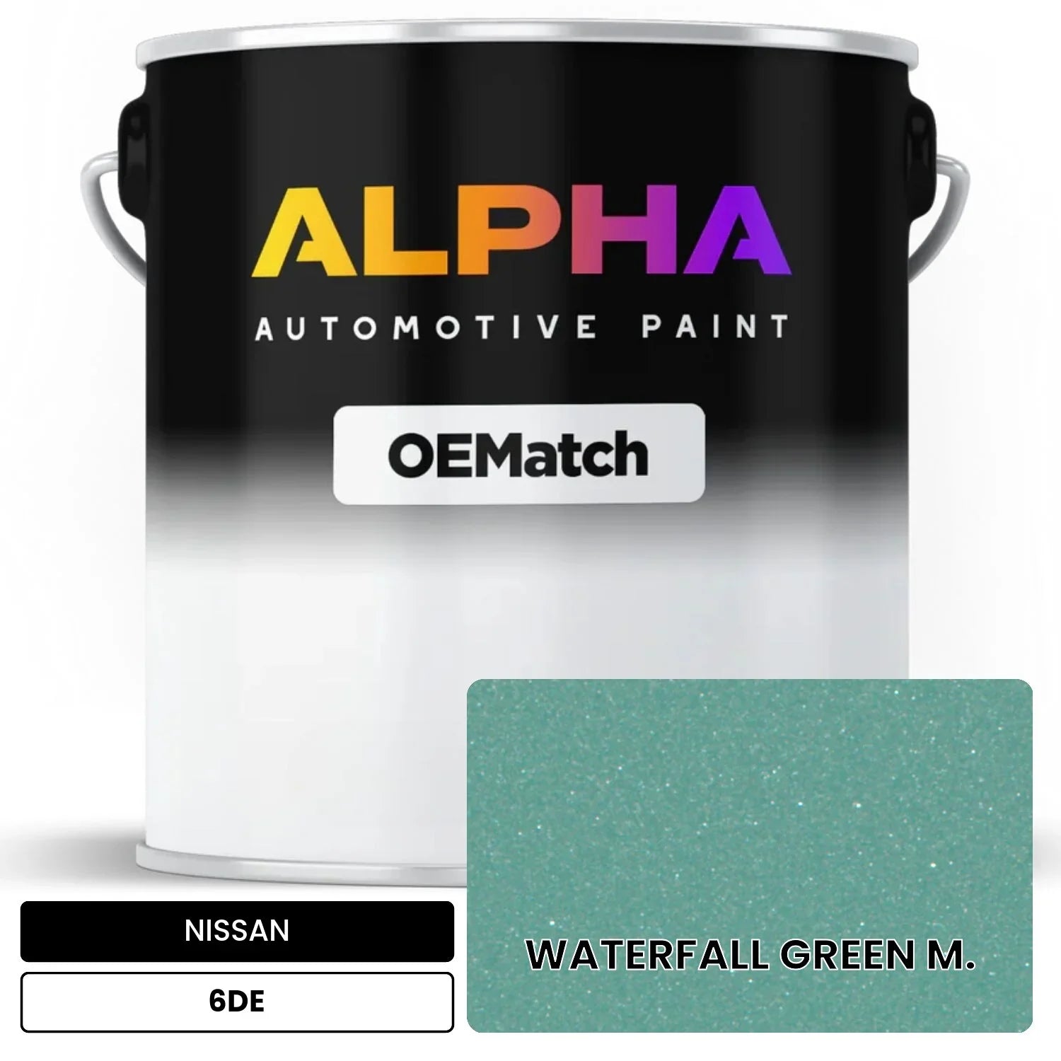 NISSAN WATERFALL GREEN M. 6DE OEMatch Basecoat