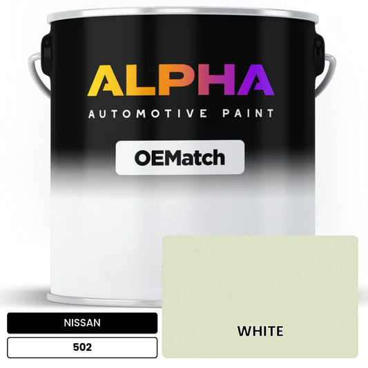 NISSAN WHITE 502 OEMatch Basecoat
