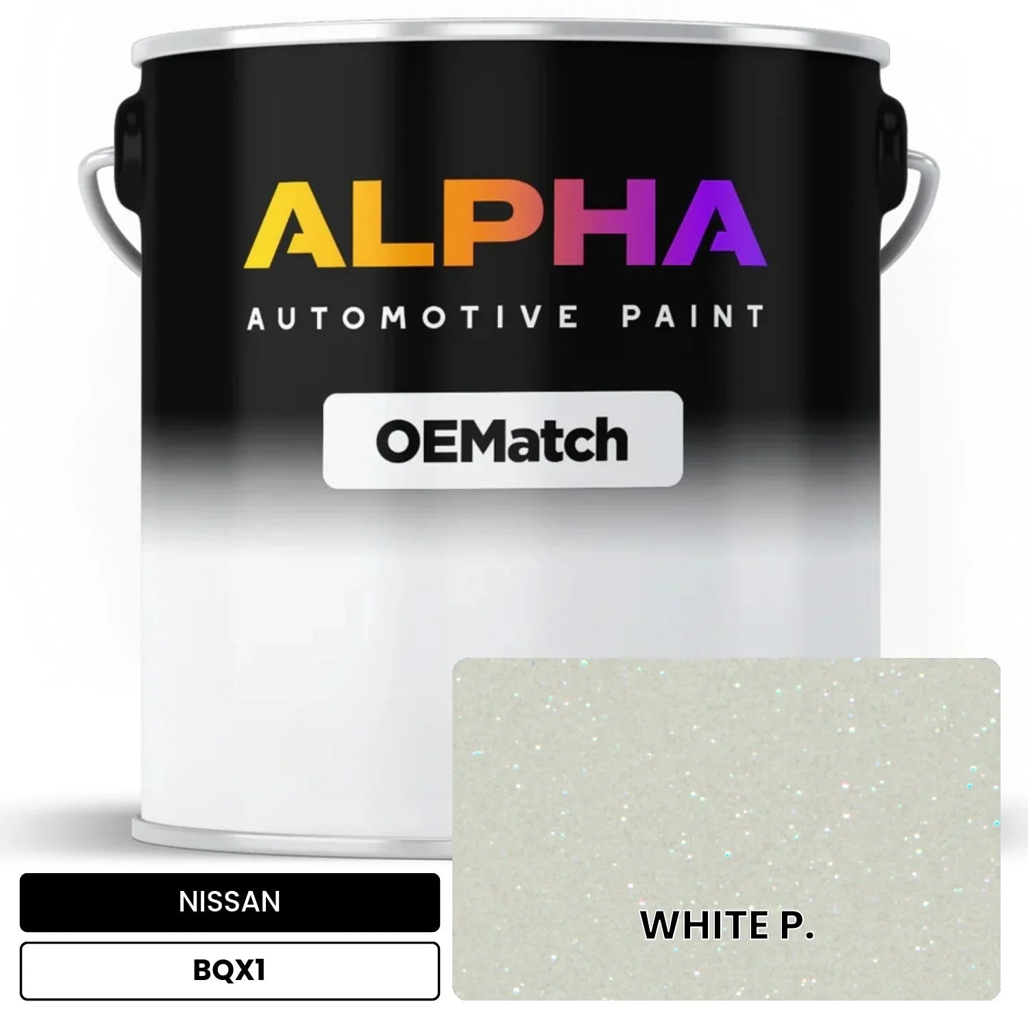 NISSAN WHITE P. BQX1 OEMatch Basecoat