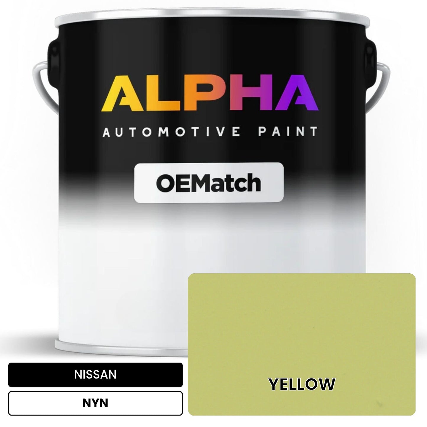 NISSAN YELLOW NYN OEMatch Basecoat
