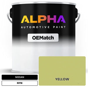 NISSAN YELLOW NYN | OEMatch Automotive Basecoat