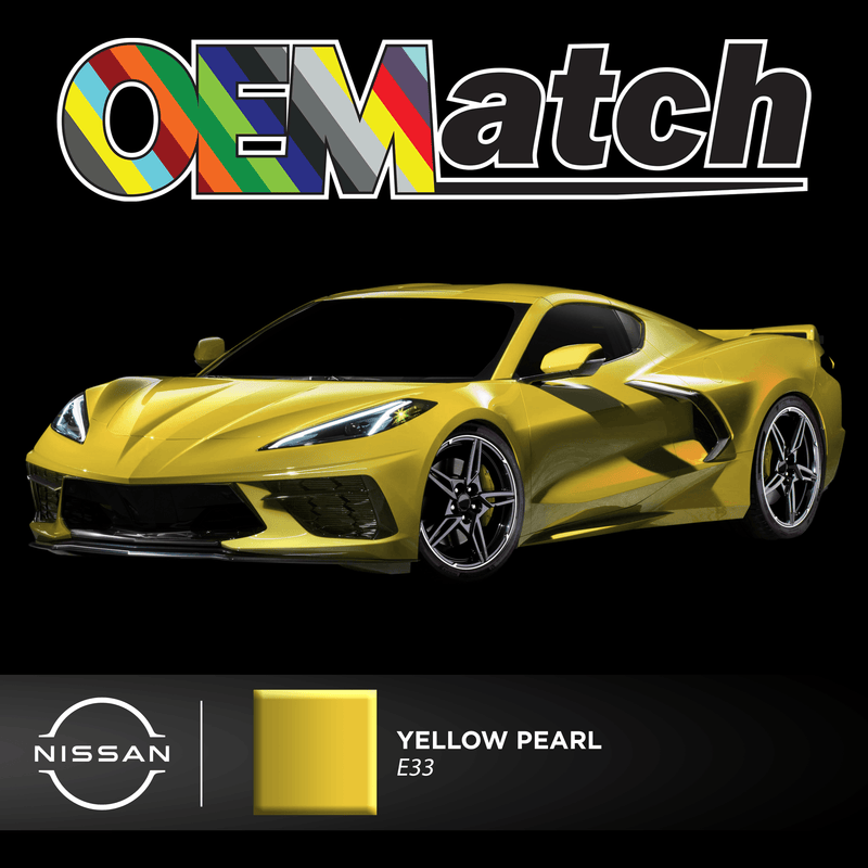 Nissan Yellow Pearl E33 KIT | OEM Drop-In Pigment - The Spray Source - Alpha Pigments