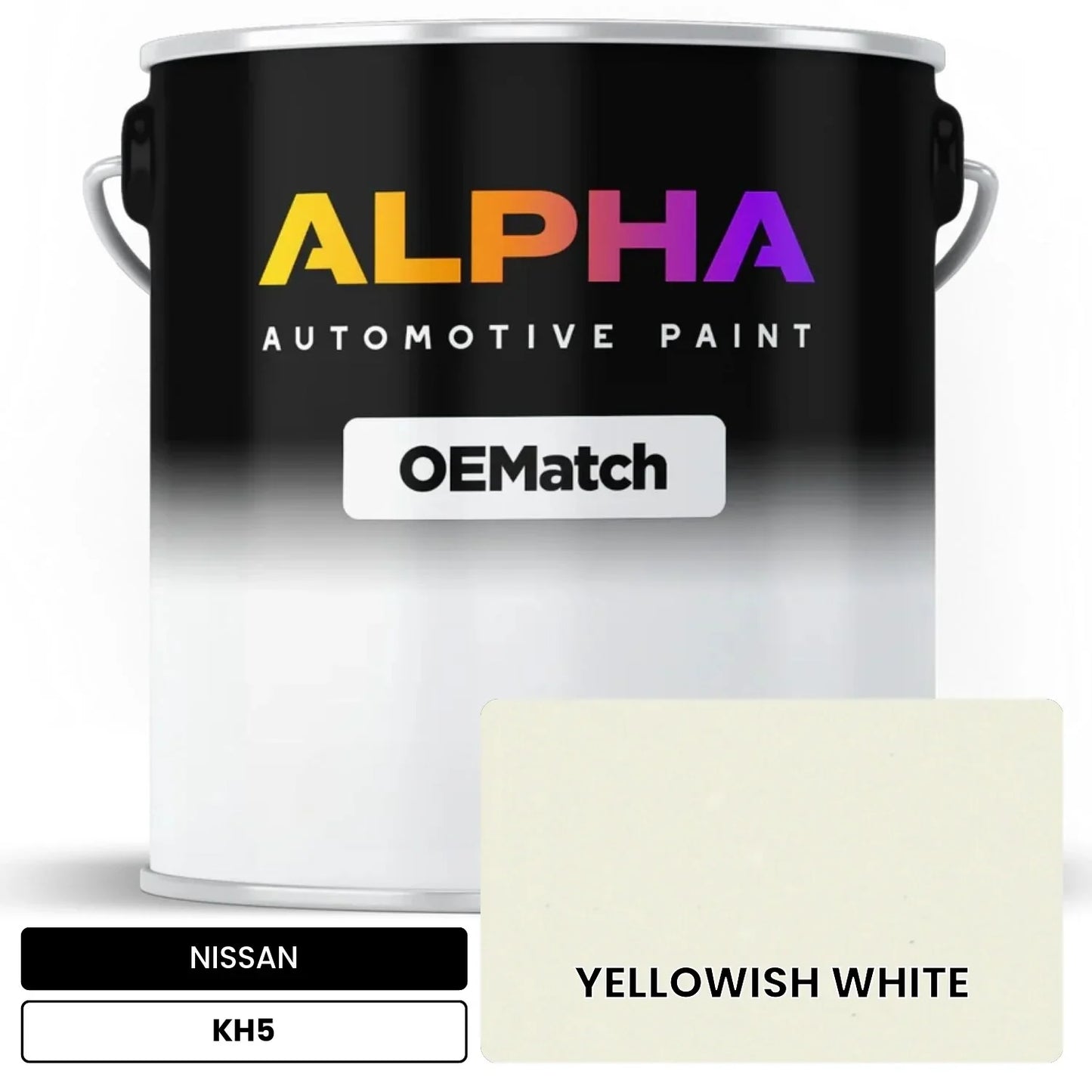 NISSAN YELLOWISH WHITE KH5 OEMatch Basecoat