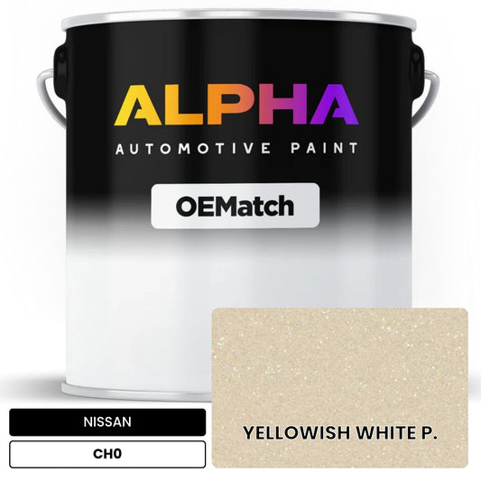 NISSAN YELLOWISH WHITE P. CH0 OEMatch Basecoat