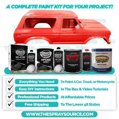 Nuclear Sunset Pearl Extra Large Car Kit (White Ground Coat) - The Spray Source - Tamco Paint