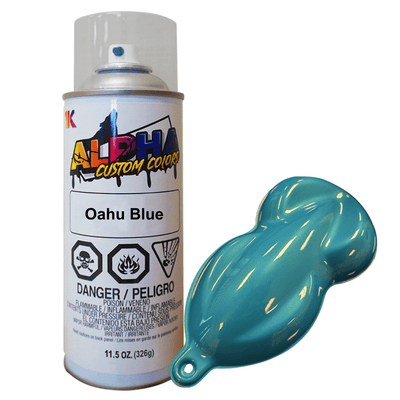 Oahu Blue Spray Can Midcoat - The Spray Source - Alpha Pigments