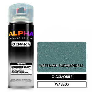 OLDSMOBILE ARTESIAN TURQUOISE M. WA3305 | OEMatch Automotive Spraycan