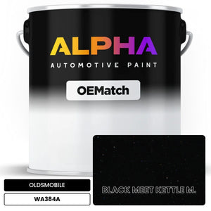 OLDSMOBILE BLACK MEET KETTLE M. WA384A | OEMatch Automotive Basecoat