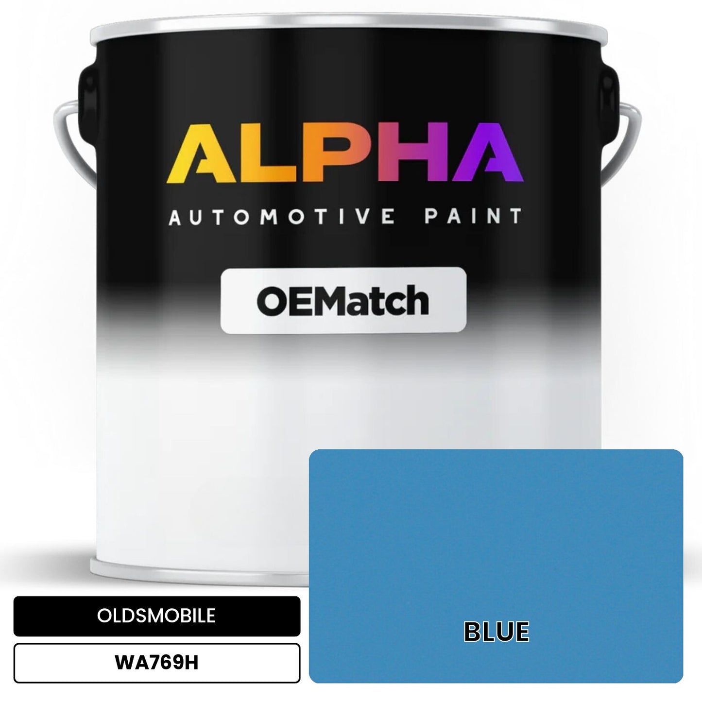 OLDSMOBILE BLUE WA769H OEMatch Basecoat