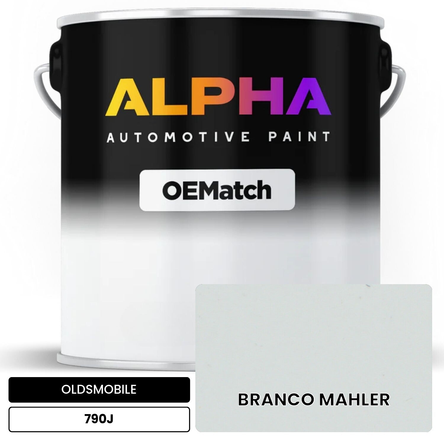 OLDSMOBILE BRANCO MAHLER 790J OEMatch Basecoat