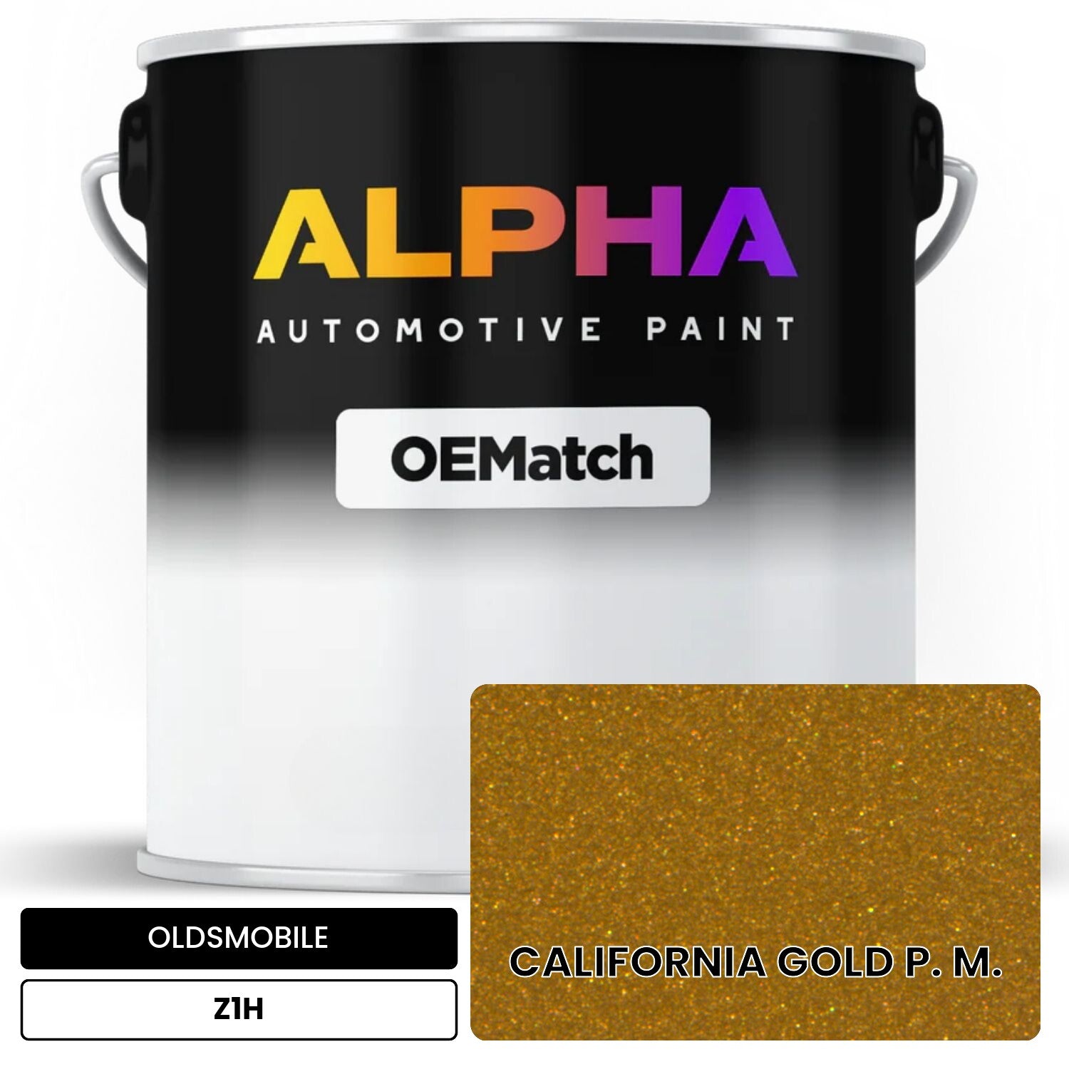 OLDSMOBILE CALIFORNIA GOLD P. M. Z1H OEMatch Basecoat