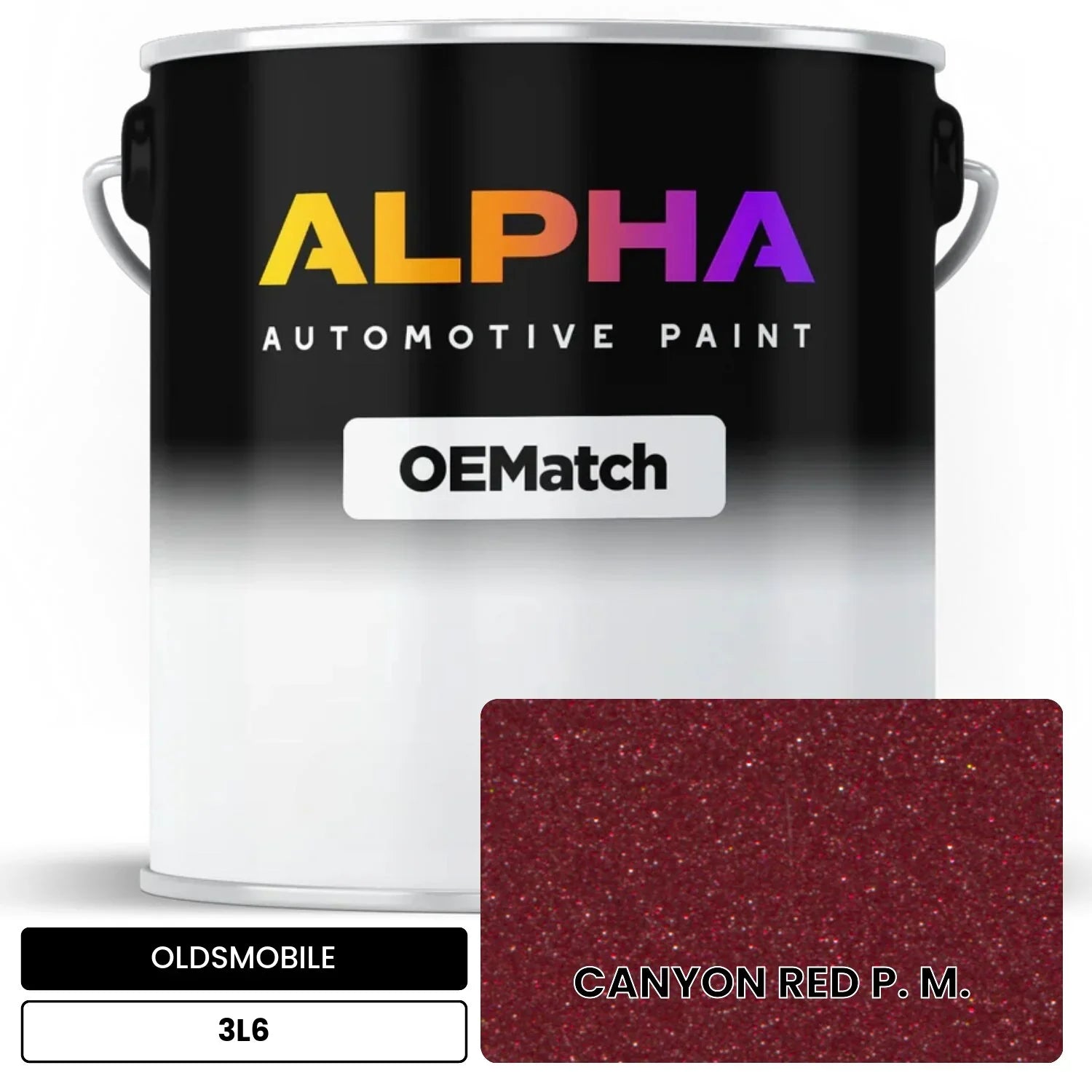 OLDSMOBILE CANYON RED P. M. 3L6 OEMatch Basecoat