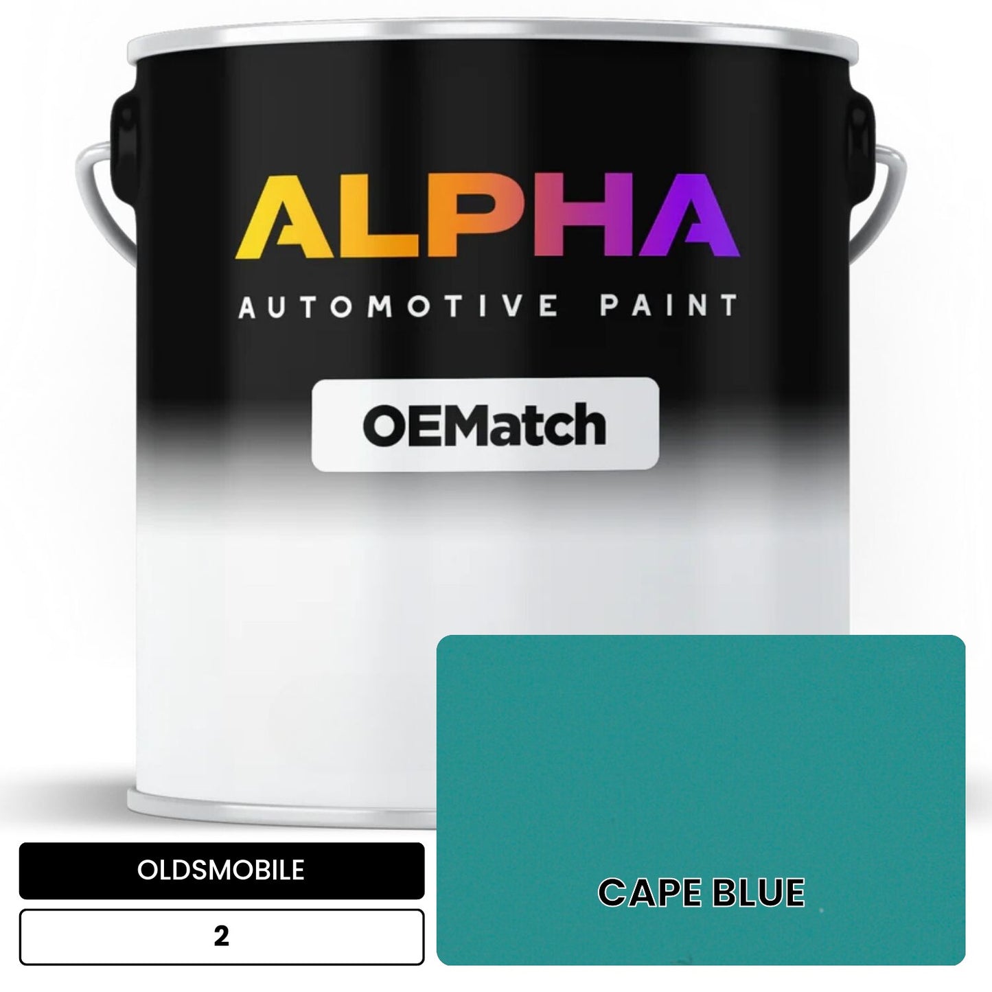 OLDSMOBILE CAPE BLUE 2 OEMatch Basecoat