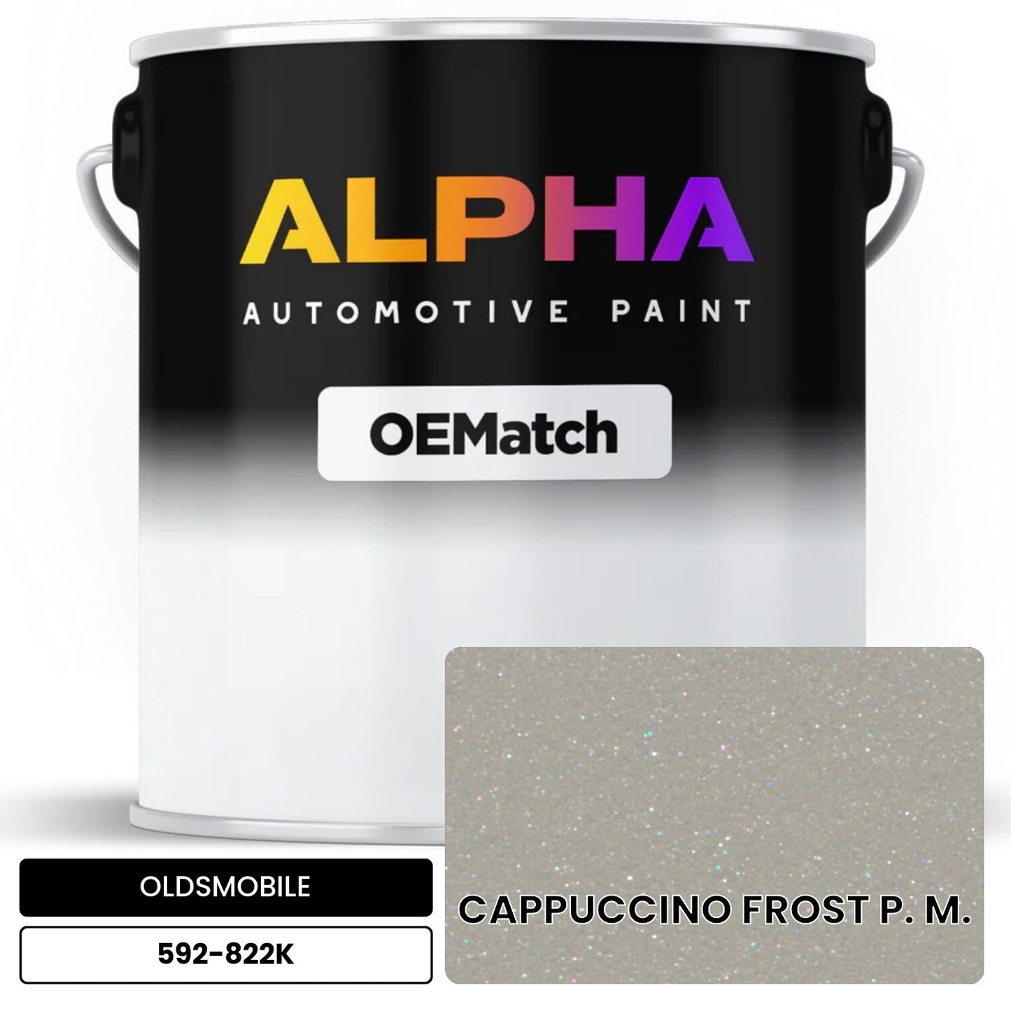 OLDSMOBILE CAPPUCCINO FROST P. M. 592-822K OEMatch Basecoat