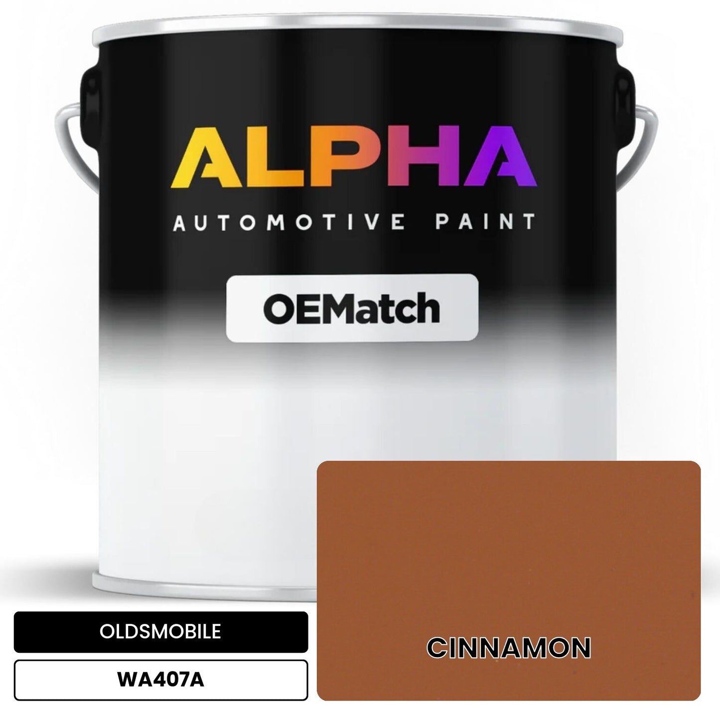 OLDSMOBILE CINNAMON WA407A OEMatch Basecoat