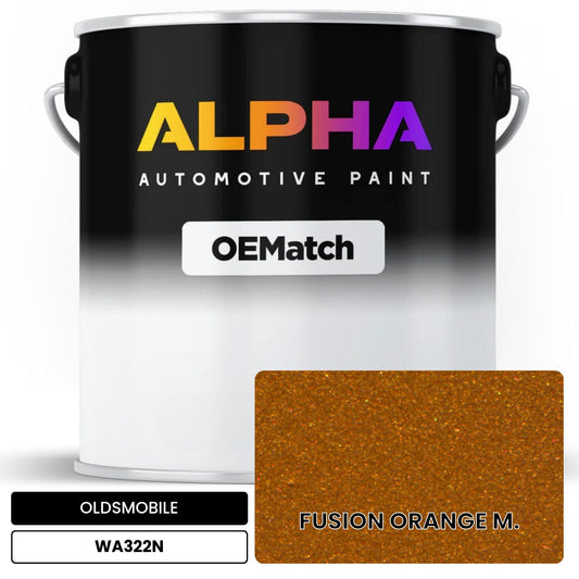 OLDSMOBILE FUSION ORANGE M. WA322N OEMatch Basecoat