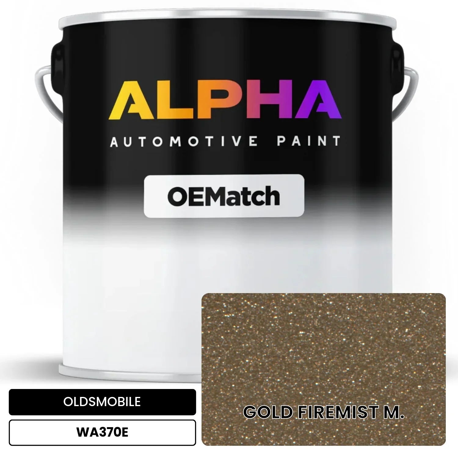 OLDSMOBILE GOLD FIREMIST M. WA370E OEMatch Basecoat