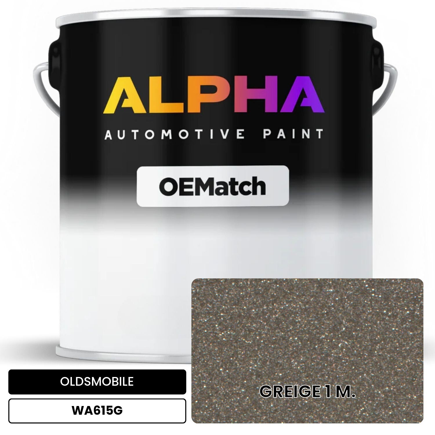 OLDSMOBILE GREIGE 1 M. WA615G OEMatch Basecoat