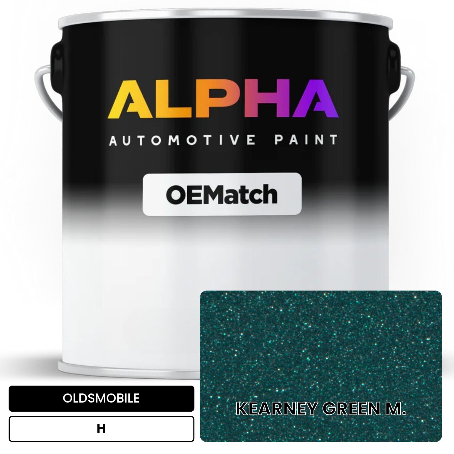 OLDSMOBILE KEARNEY GREEN M. H OEMatch Basecoat