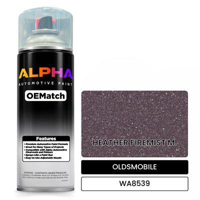 OLDSMOBILE HEATHER FIREMIST M. WA8539 | OEMatch Automotive Spraycan