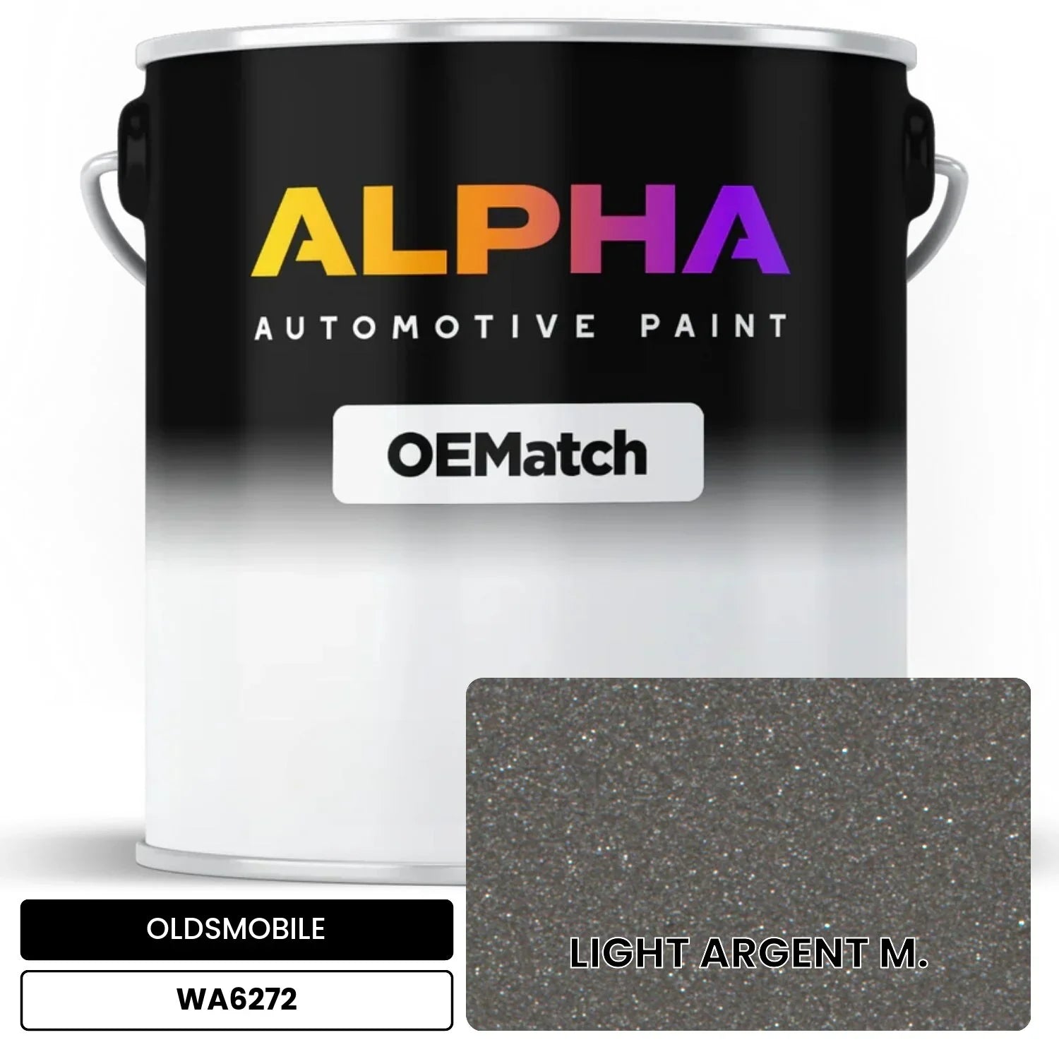 OLDSMOBILE LIGHT ARGENT M. WA6272 OEMatch Basecoat